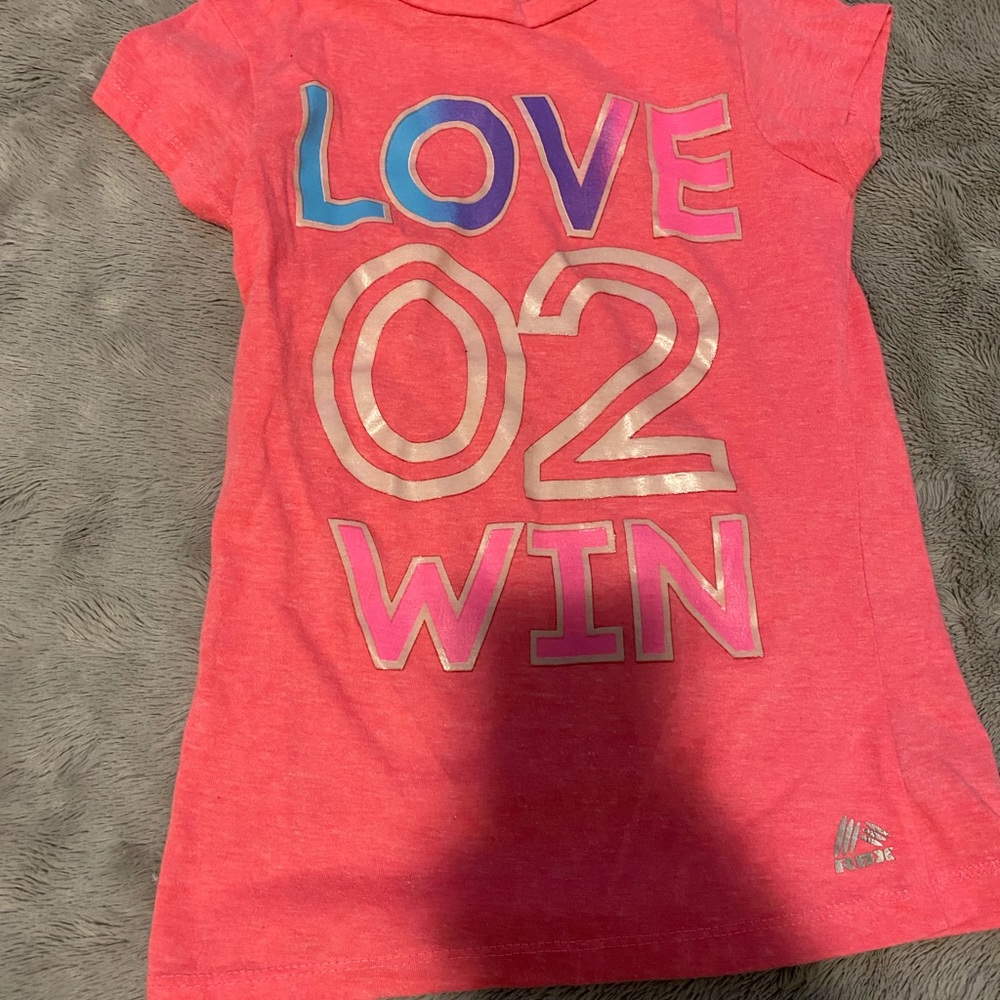 RBX Girls Love 2 Win Pink T-Shirt